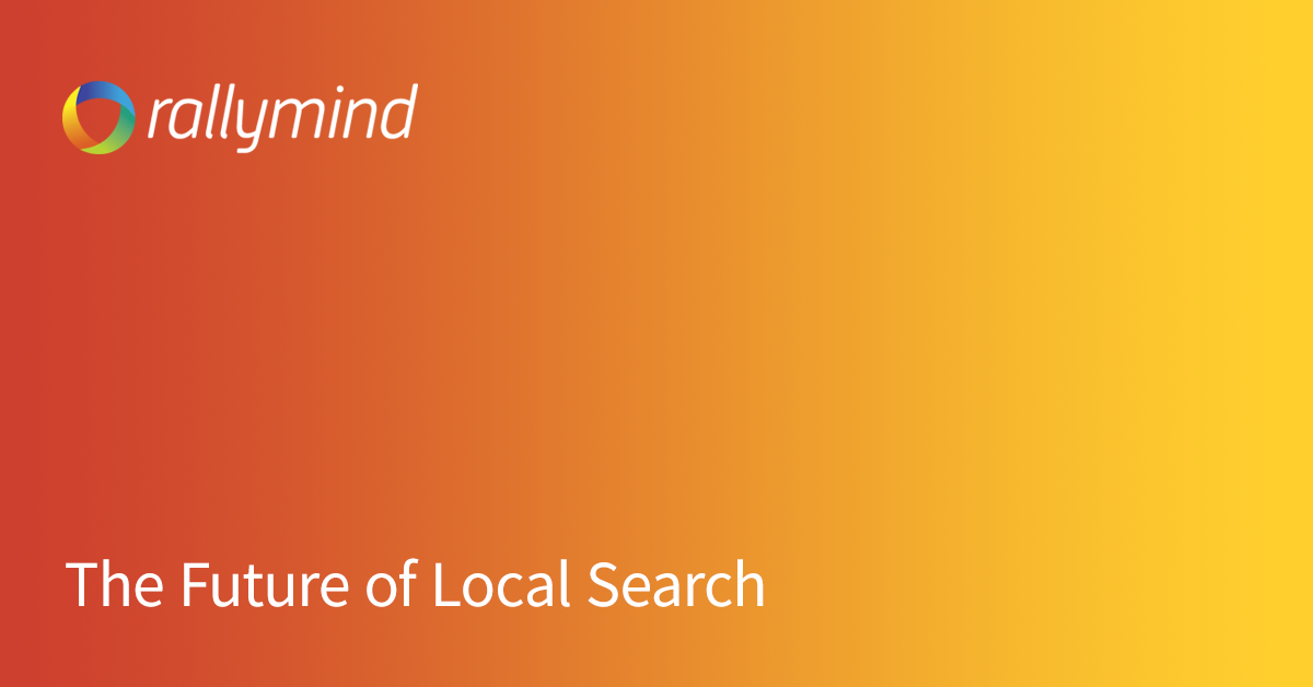The Future of Local Search