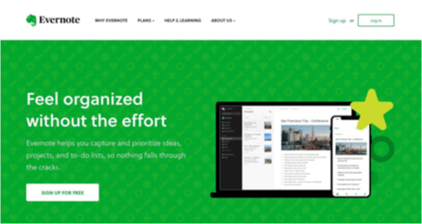 Go beyond the button - Evernote site